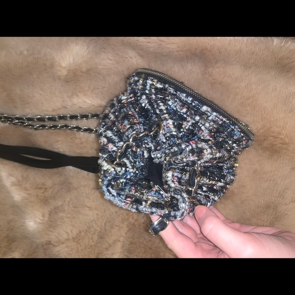 Tweed Mini Backpack 🤍 - Picture 3 of 4